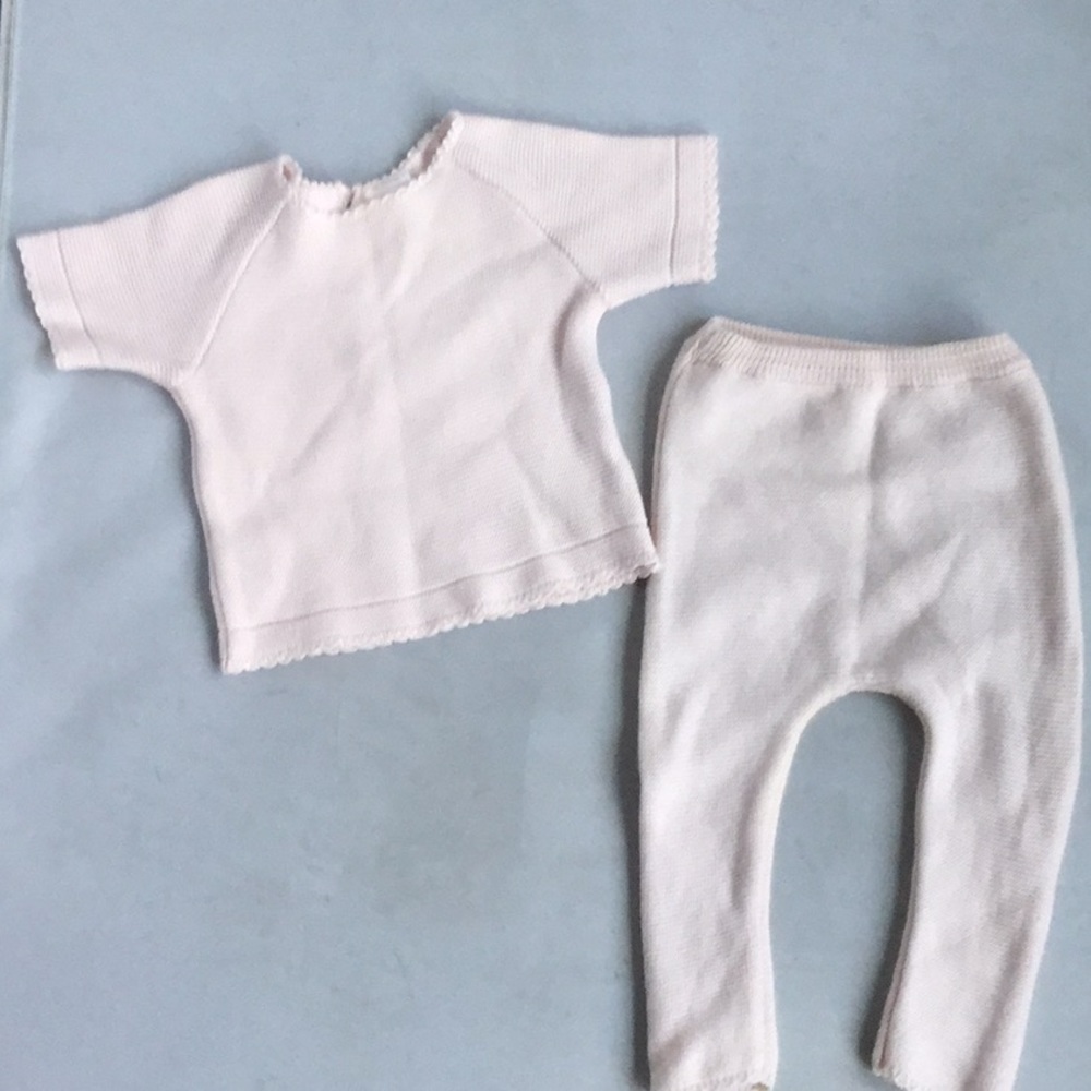 Knit Baby Bundle Top Pants 3M